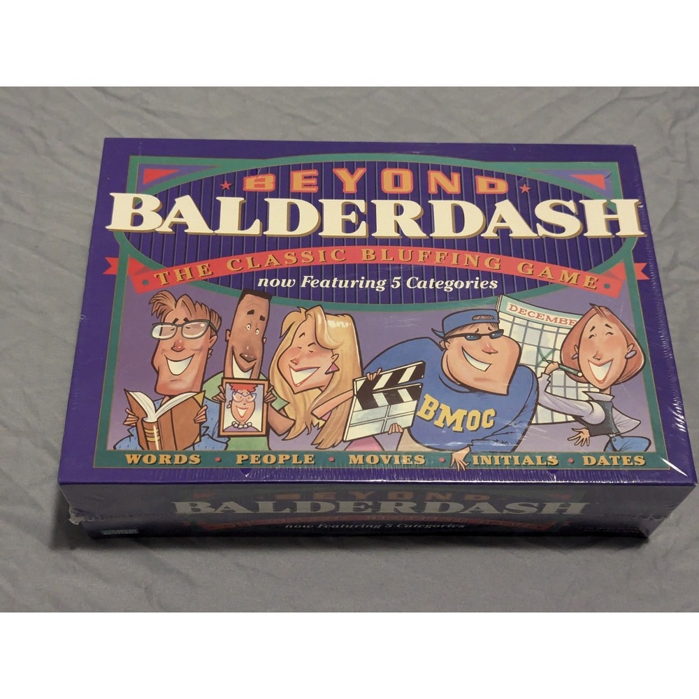 New Vintage NIB Parker Brothers Beyond Balderdash Classic Board Game sealed